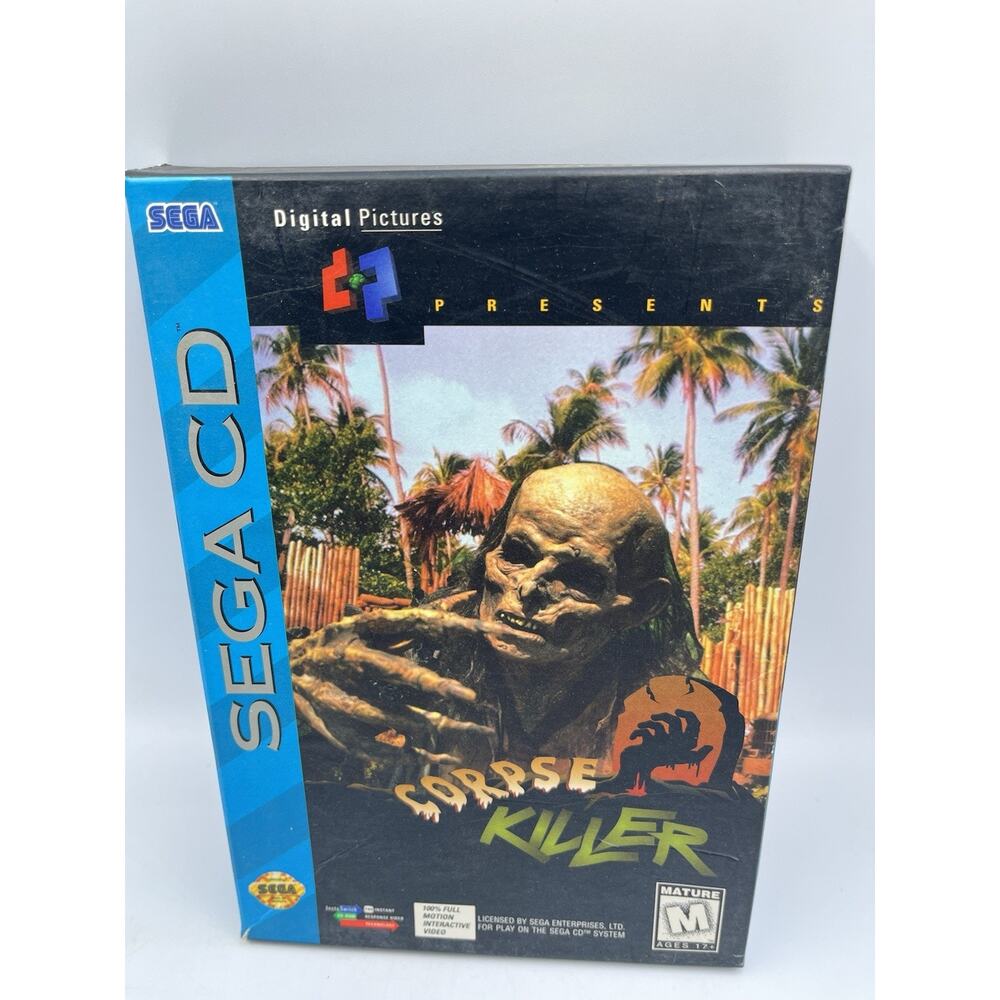 Authentic Corpse Killer Sega CD 1994 CIB Complete Video Game